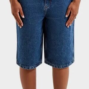 Women's Blue Denim Shorts